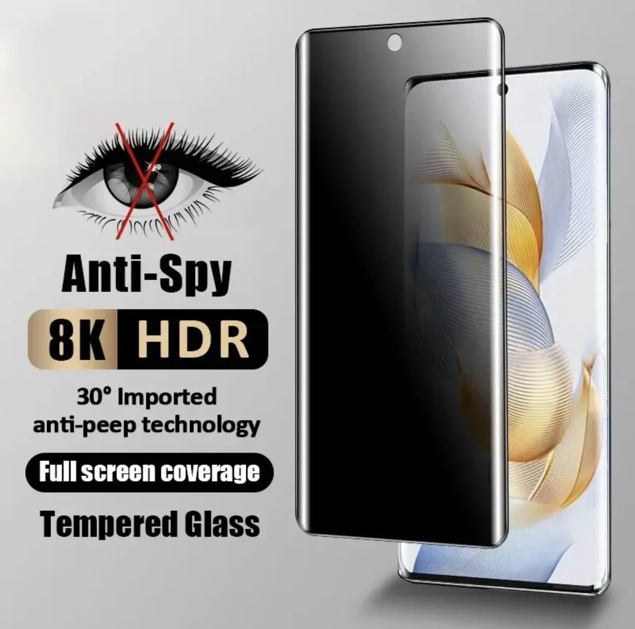 Tecno Spark 20pro plus Privacy Screen protector UV Glass Protector 100% Fingerprint Working with Glue Glass protector for Tecno Spark 20 pro Plus Screen protector for Privacy