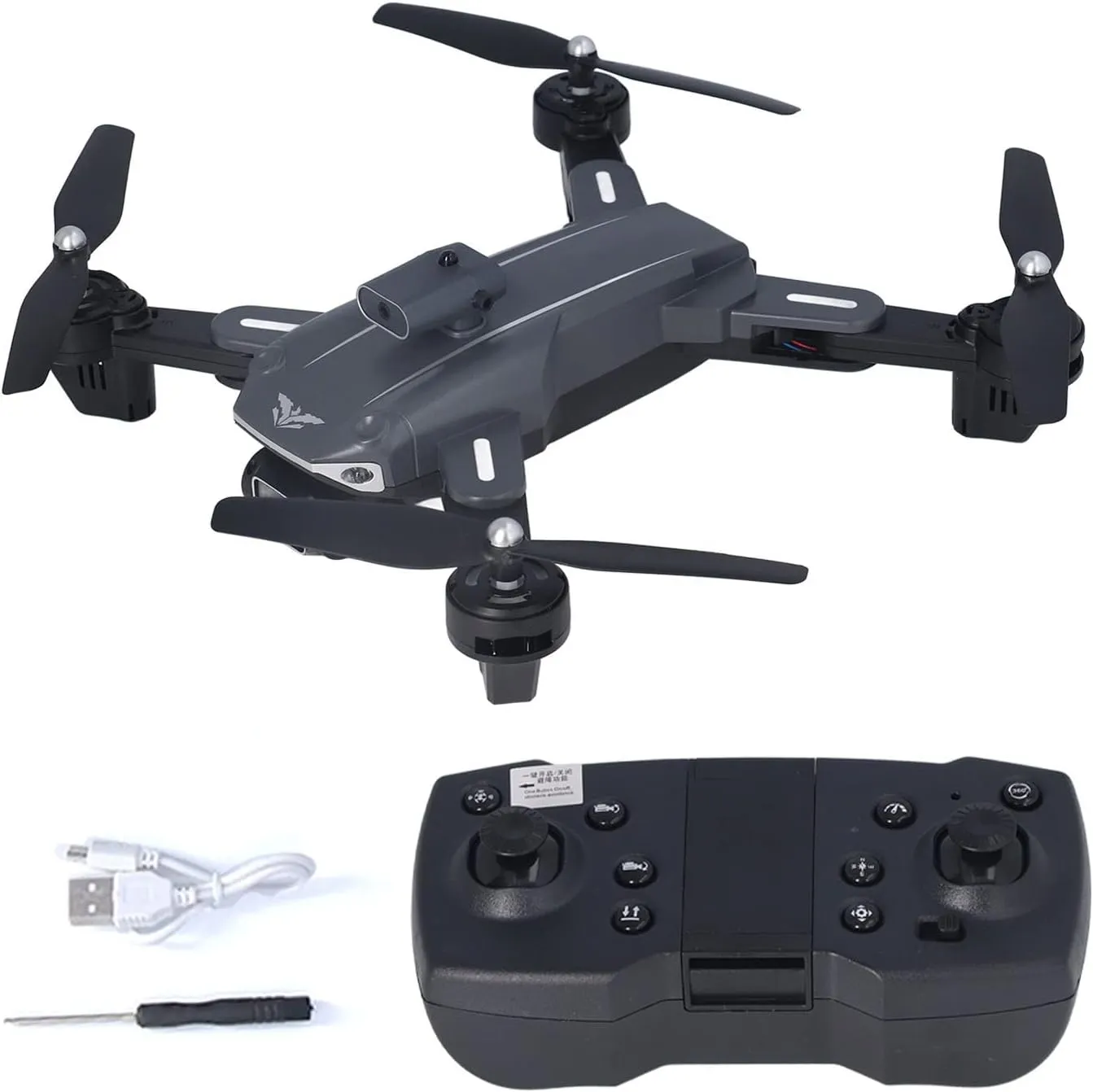 Mini Drone, Folding Drone, Mini RC Quadcopter, Drone with Camera for Adults, RC Quadcopter Toy Folding Obstacle Avoidance 4K HD Dual Camera Quadcopter DM99 without Camera original Drone Professional Brushless Motor black DM99 Drone