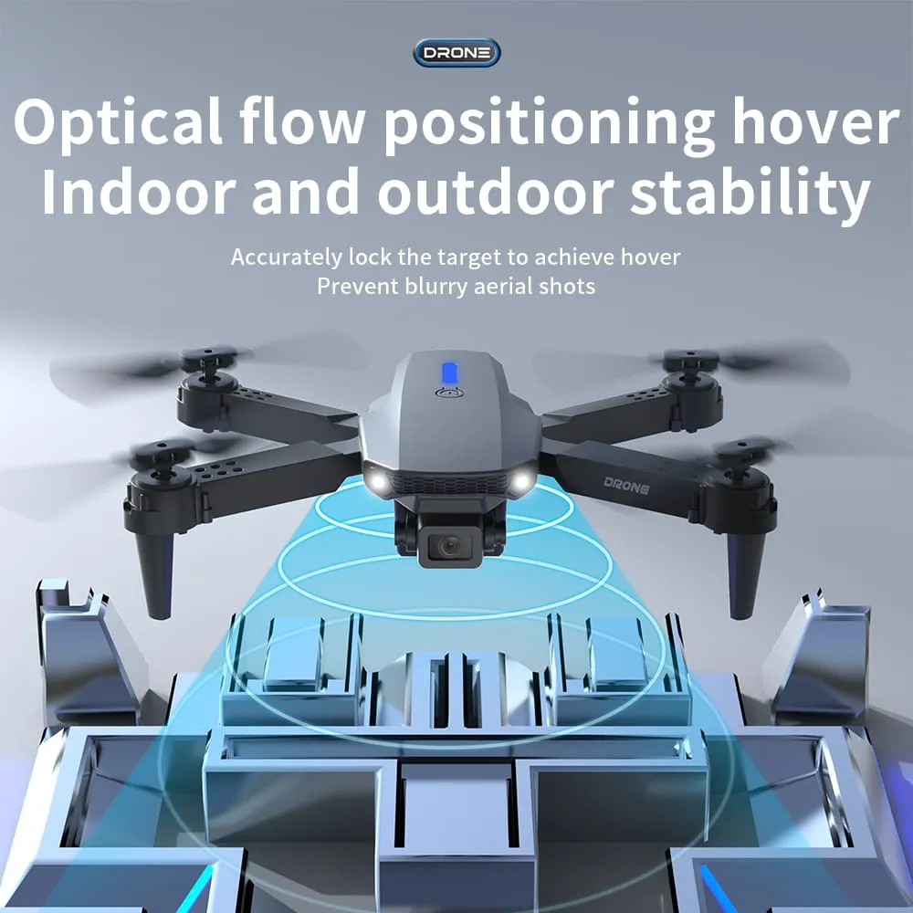 New E88PRO Camera Foldable Drone with Obstacle avoidance And High Quality Fiber Body  360° Rotation Drone 400 Fit Long Lasting Range. MSP01