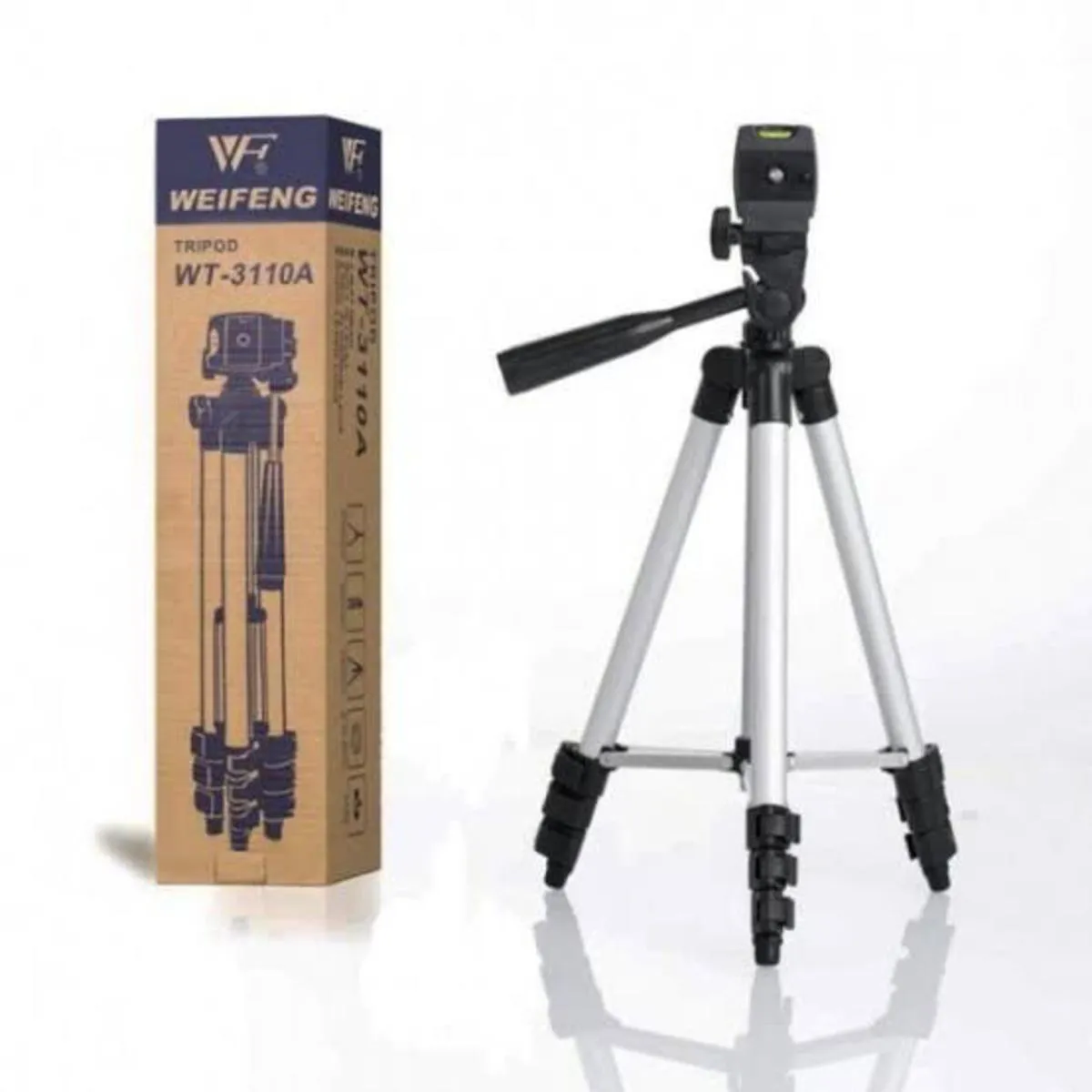 3110 Tripod Foldable Stand With Mobile Holder For DSLR Camera OR Mobile Phone.