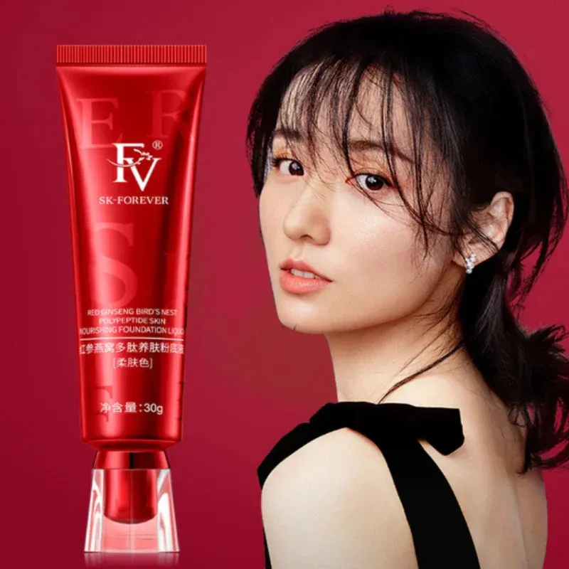 FV Foundation (Ivory), Oil Absorb Liquid Foundation Best Tube Foundation 30g