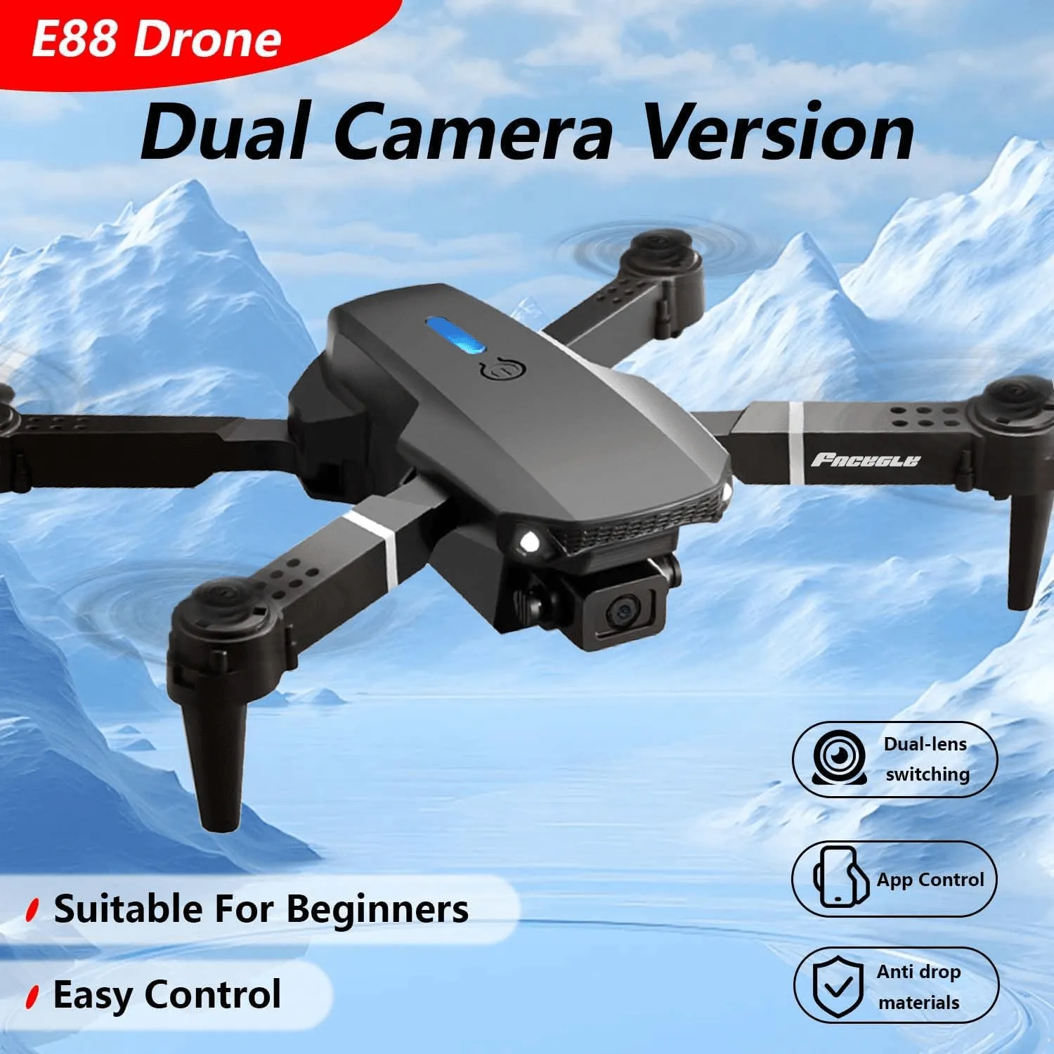 E99PRO/KC3 Drone Pro High Quality Camera Drone With Vanguard Protection And With Fully Stability Tested Drone With New Features And Design