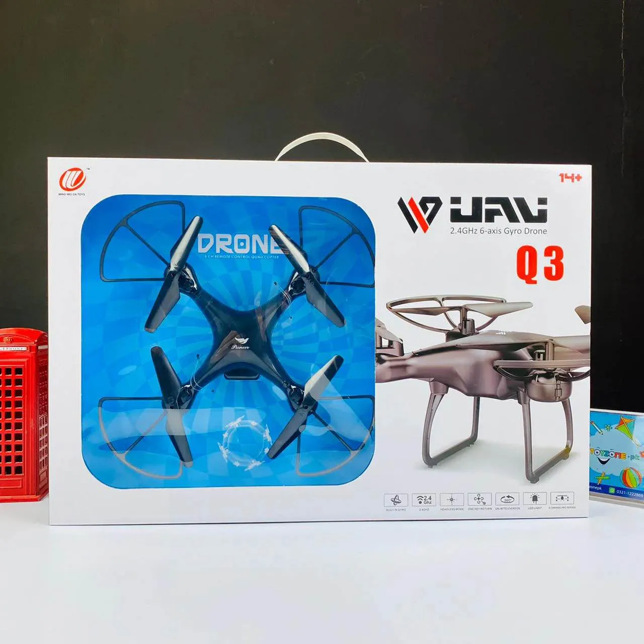 UAV Q3 6-Axis Gyro Drone 2.4 GHZ