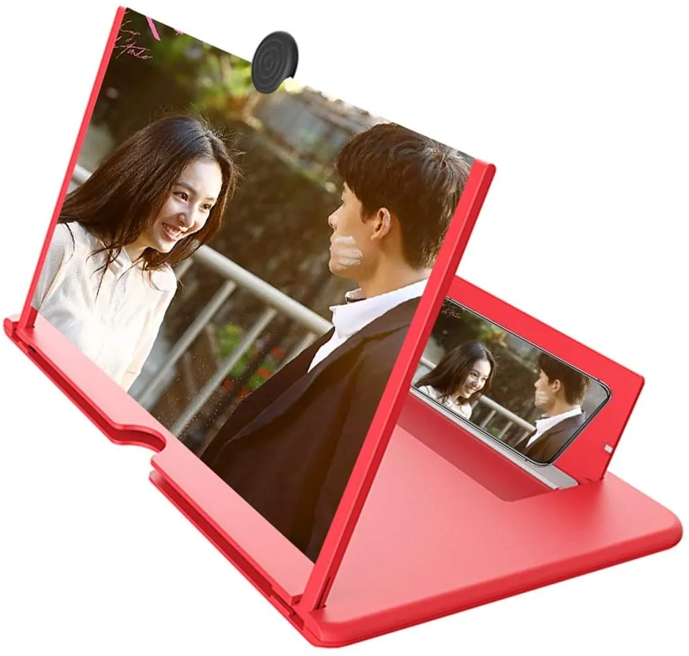 Mobile Phone Screen Magnifier F3 Eyes Protection 3D Pull-Out Enlarged Mobile Screen Magnifier for All Smartphones
