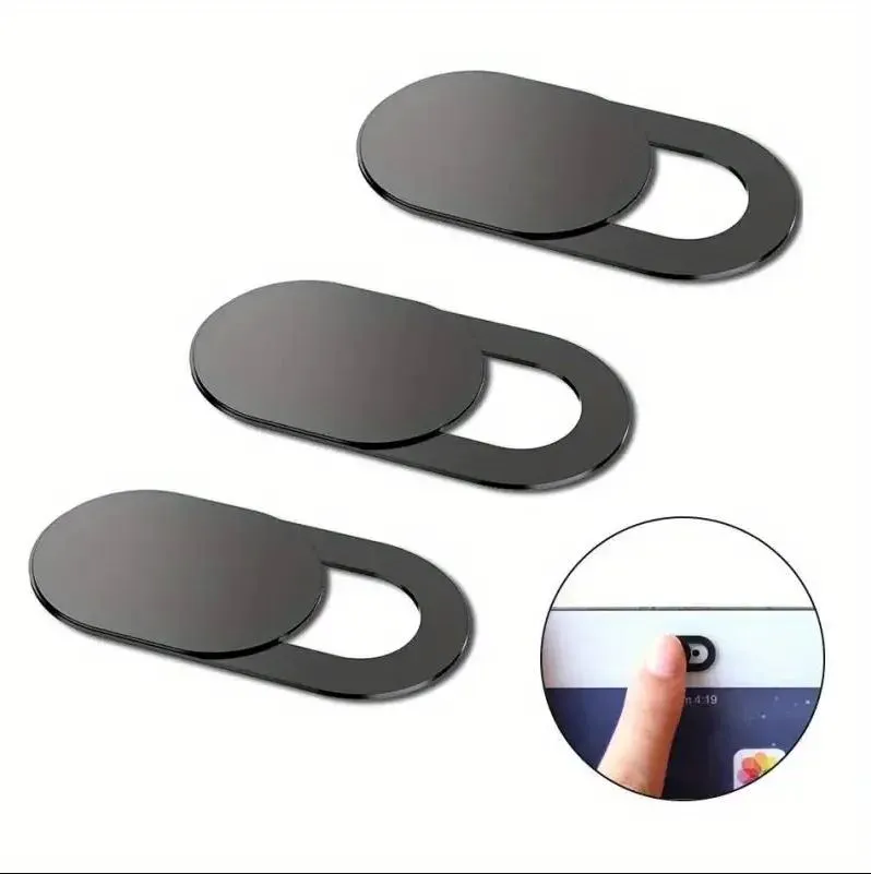 Webcam Cover Slider for Laptop & Phone – Anti-Hacker Privacy Shield, No-Scratch Camera Protector, Ultra-Thin (Black)" (Focus: "Webcam cover" + "laptop" + "privacy shield")